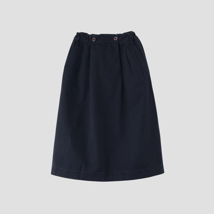 SOFT TWISTED YARN COTTON SKIRT