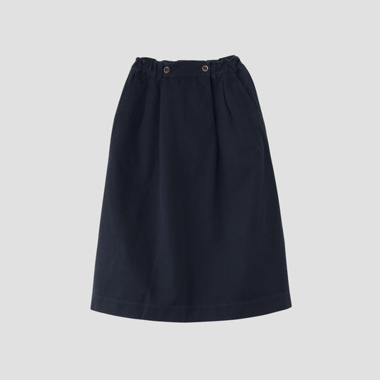 SOFT TWISTED YARN COTTON SKIRT