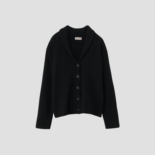 ENGLISH RIB CARDIGAN KNIT