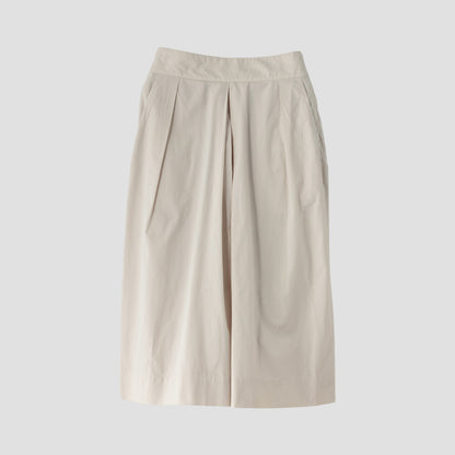 WASHED COTTON POPLIN TROUSERS