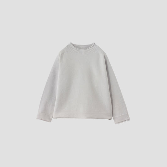 FELTED ROUGH WOOL KNIT