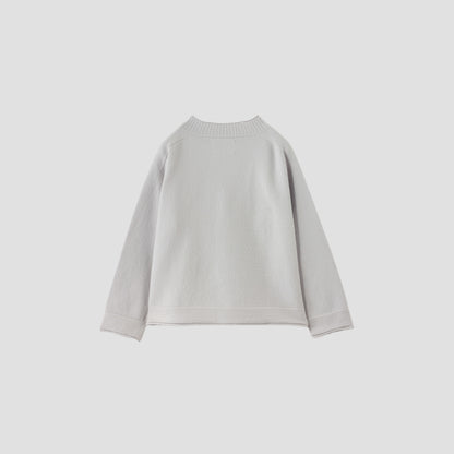 FELTED ROUGH WOOL KNIT