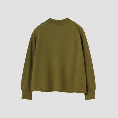 FELTED ROUGH WOOL KNIT