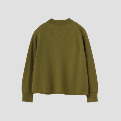 FELTED ROUGH WOOL KNIT