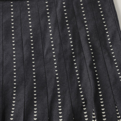 HALF MOON COTTON SKIRT