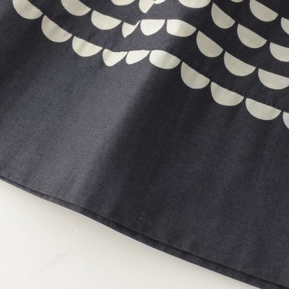 HALF MOON COTTON SKIRT