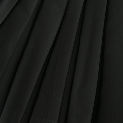 FINE WOOL POPLIN SKIRT