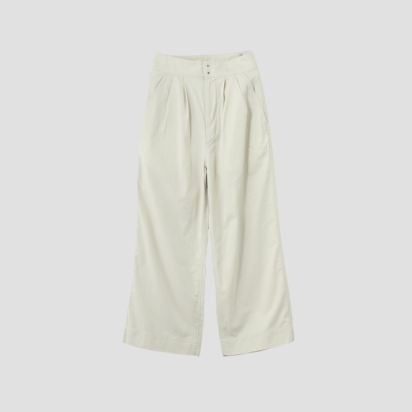 SOFT DENSE COTTON TROUSERS