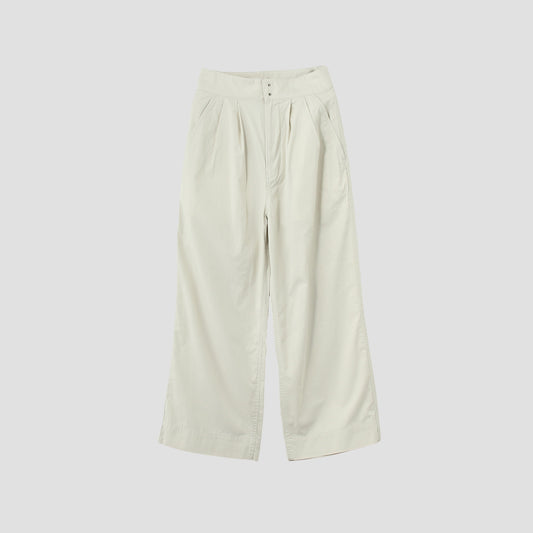 SOFT DENSE COTTON TROUSERS