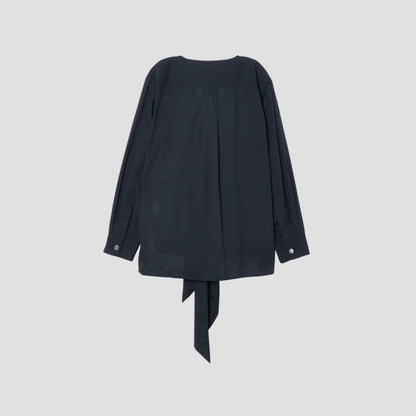 PIECE DYED WASHED COTTON SHIRT