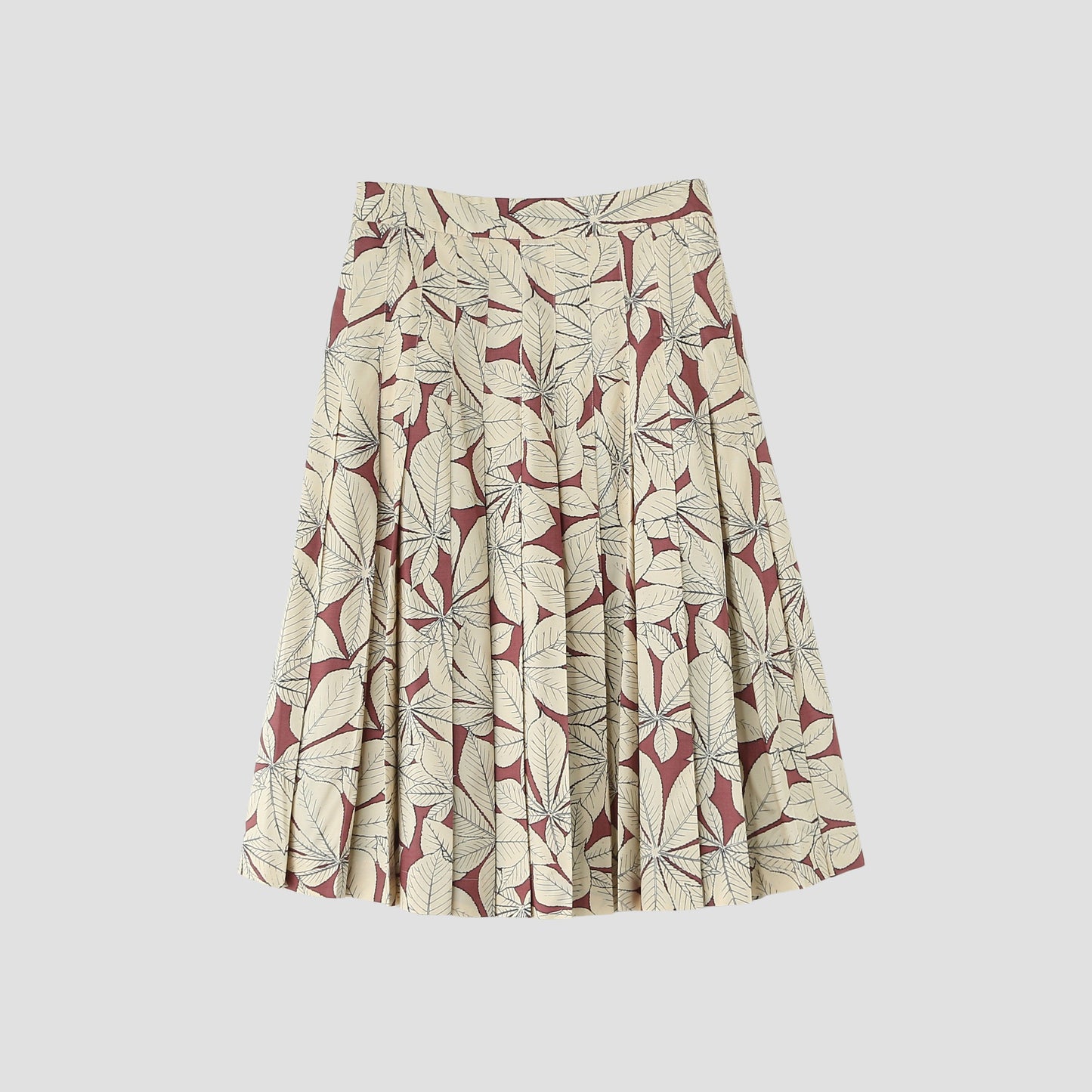 HORSE CHESTNUT SILK SKIRT