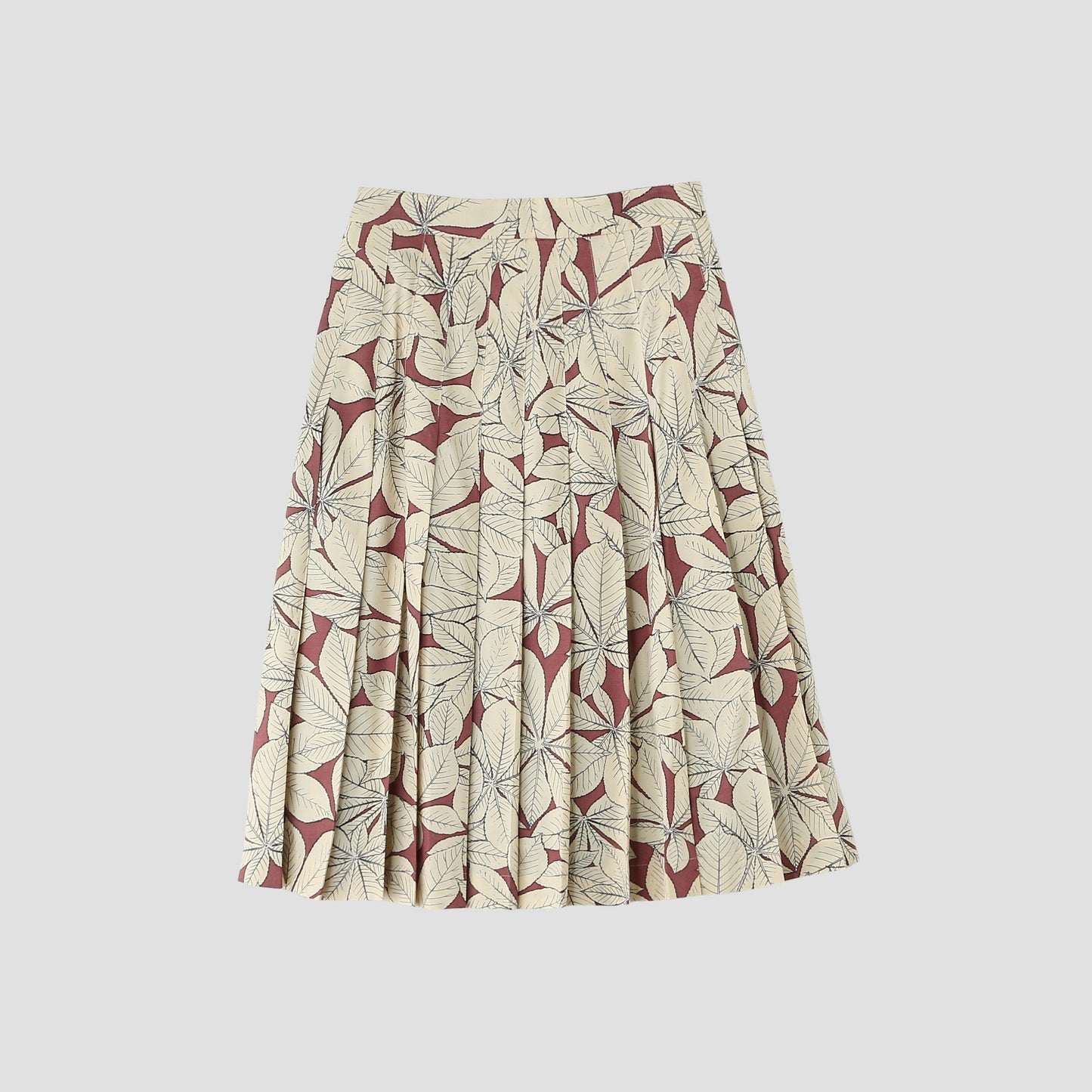 HORSE CHESTNUT SILK SKIRT