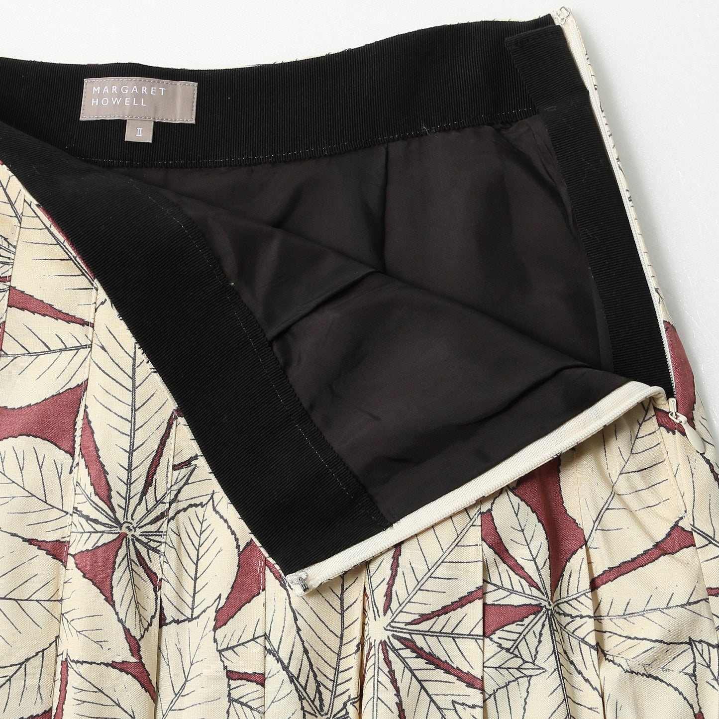 HORSE CHESTNUT SILK SKIRT