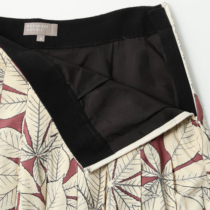 HORSE CHESTNUT SILK SKIRT