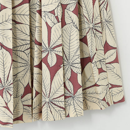 HORSE CHESTNUT SILK SKIRT