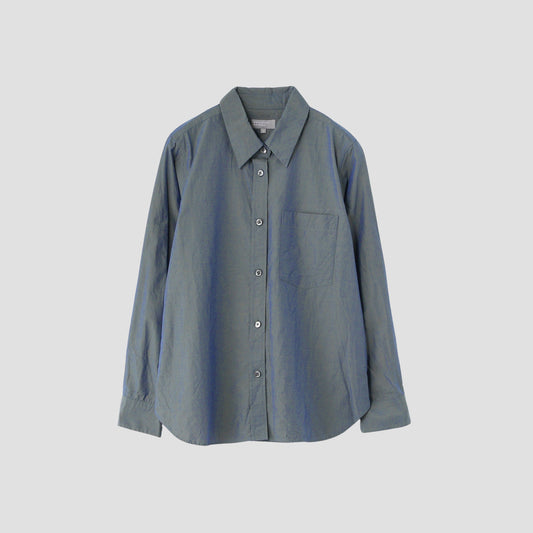 CHAMBRAY COTTON POPLIN SHIRT