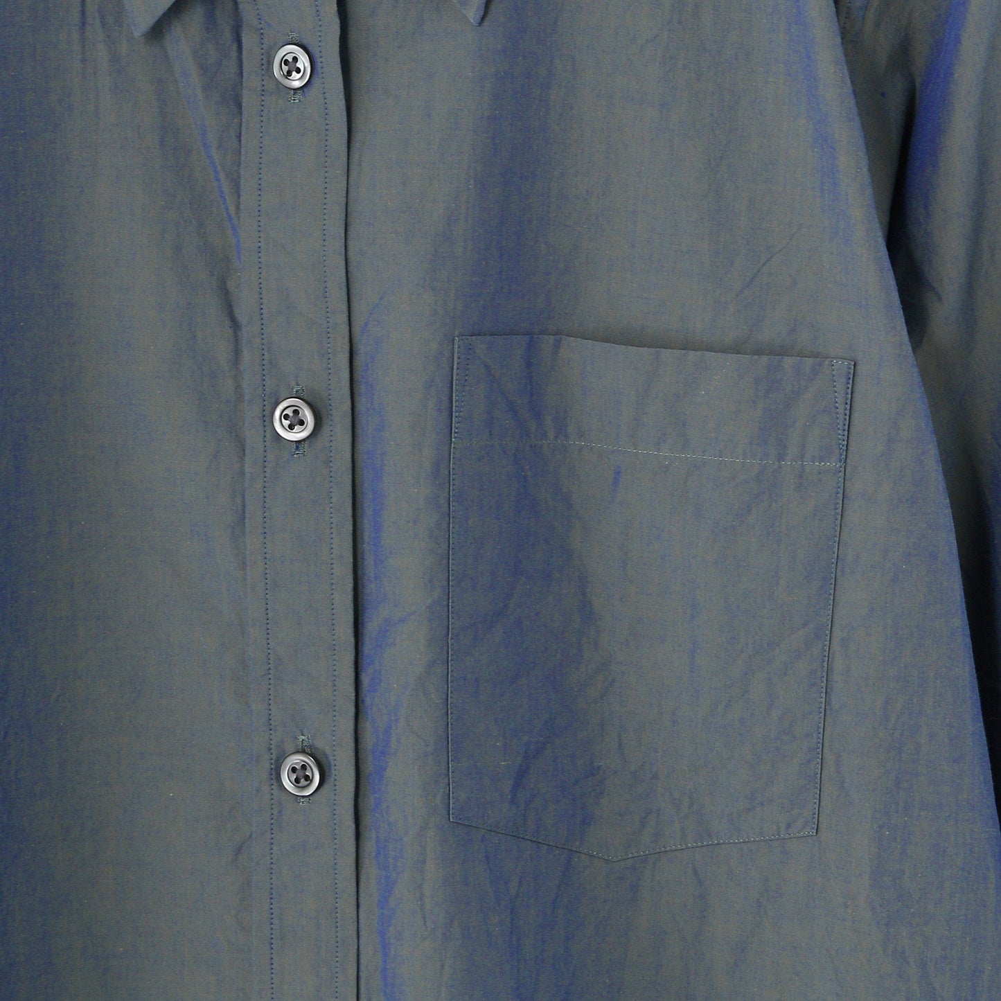 CHAMBRAY COTTON POPLIN SHIRT