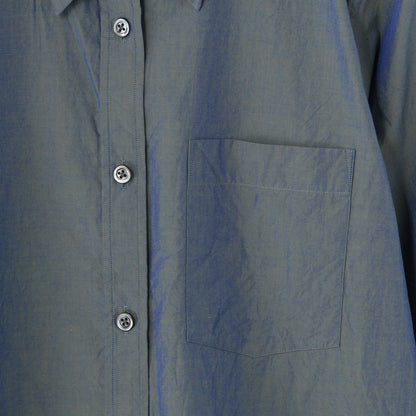 CHAMBRAY COTTON POPLIN SHIRT