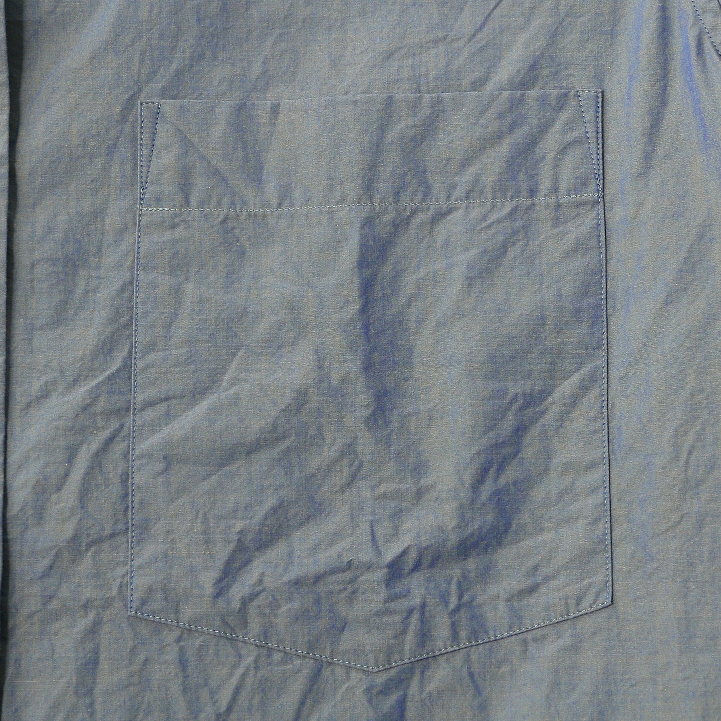 CHAMBRAY COTTON POPLIN SHIRT