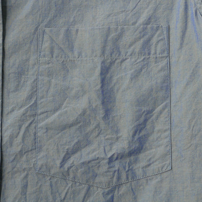 CHAMBRAY COTTON POPLIN SHIRT