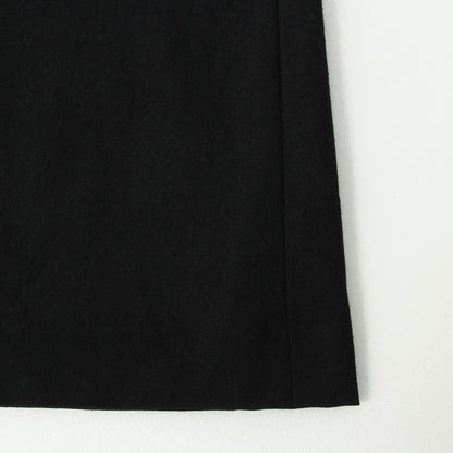 MILLED WOOL TWILL DRESS