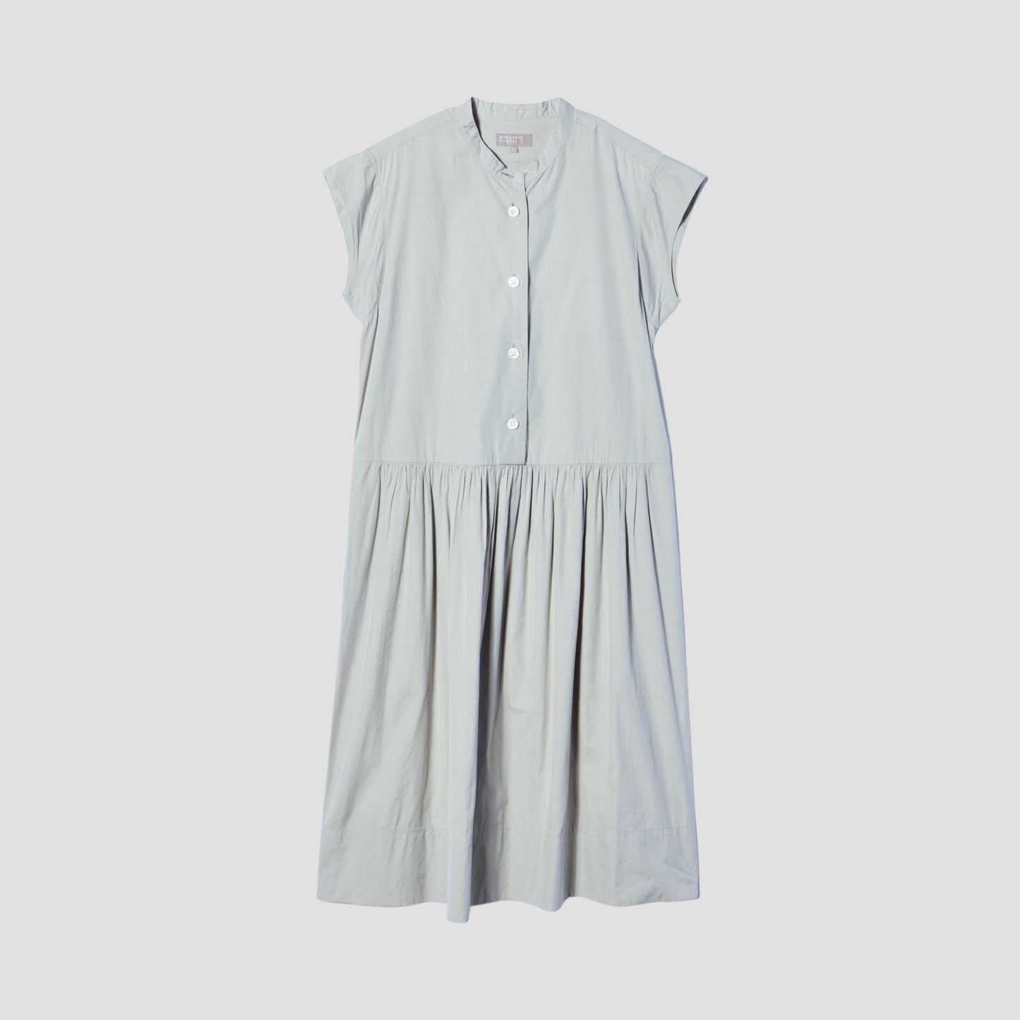 COTTON SILK POPLIN DRESS