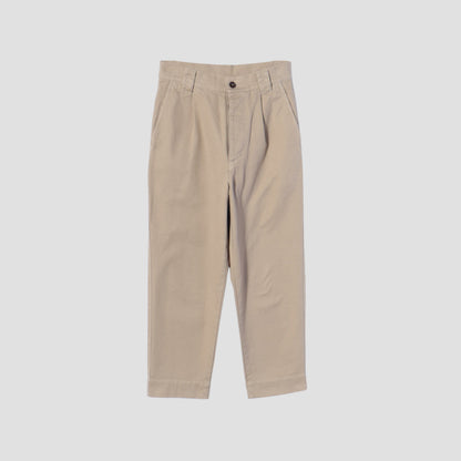 SOFT TWISTED YARN COTTON TROUSERS
