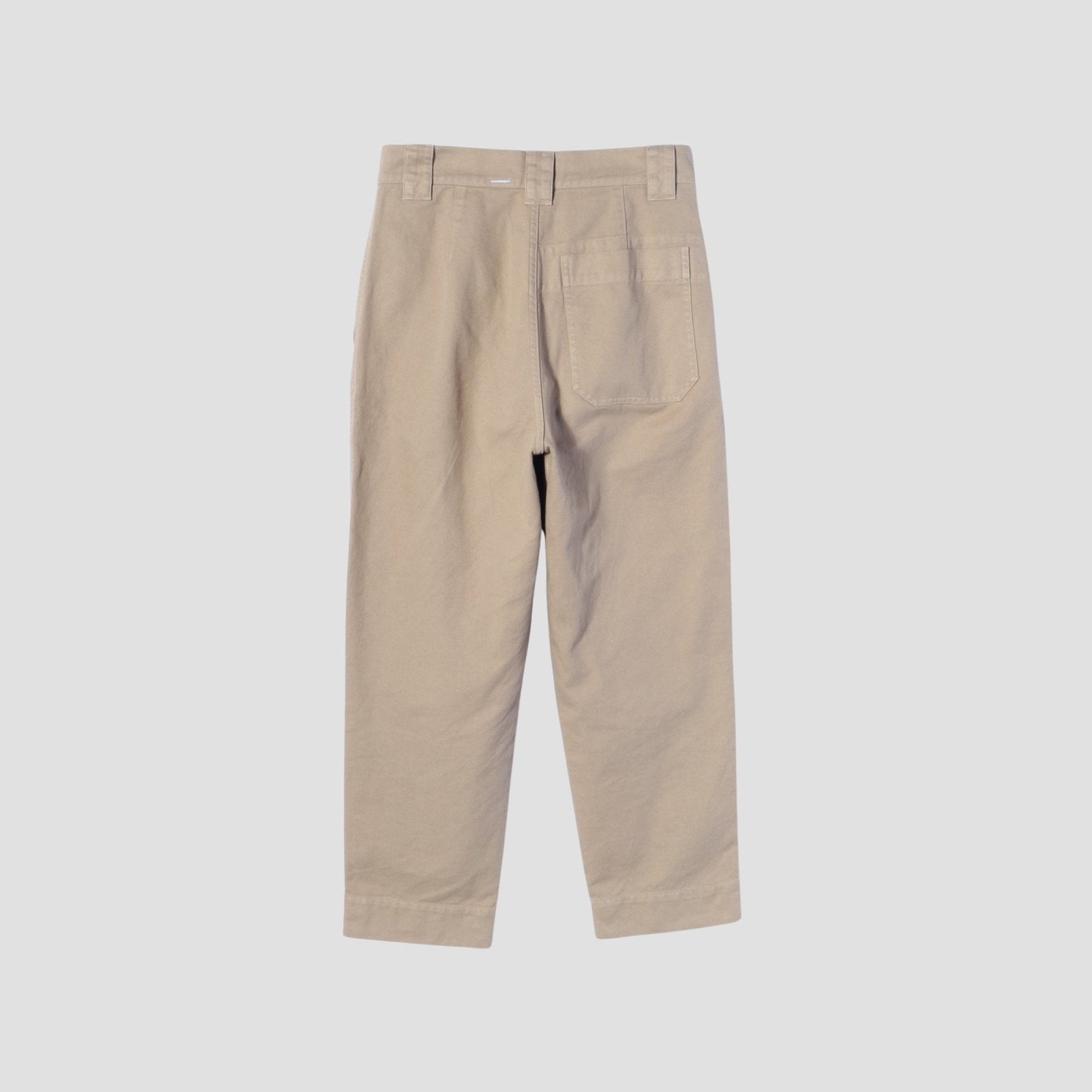 SOFT TWISTED YARN COTTON TROUSERS