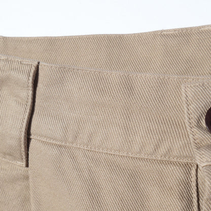 SOFT TWISTED YARN COTTON TROUSERS