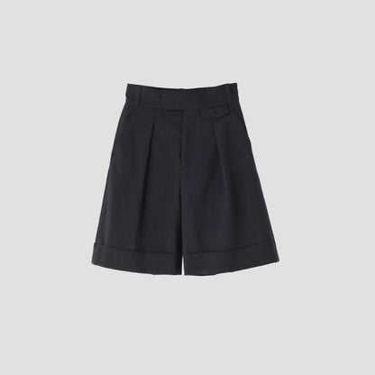 SUMMER WOOL POPLIN TROUSERS
