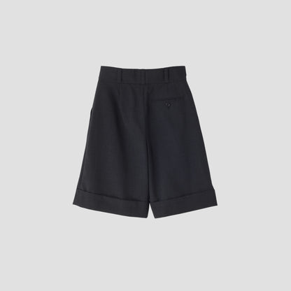 SUMMER WOOL POPLIN TROUSERS