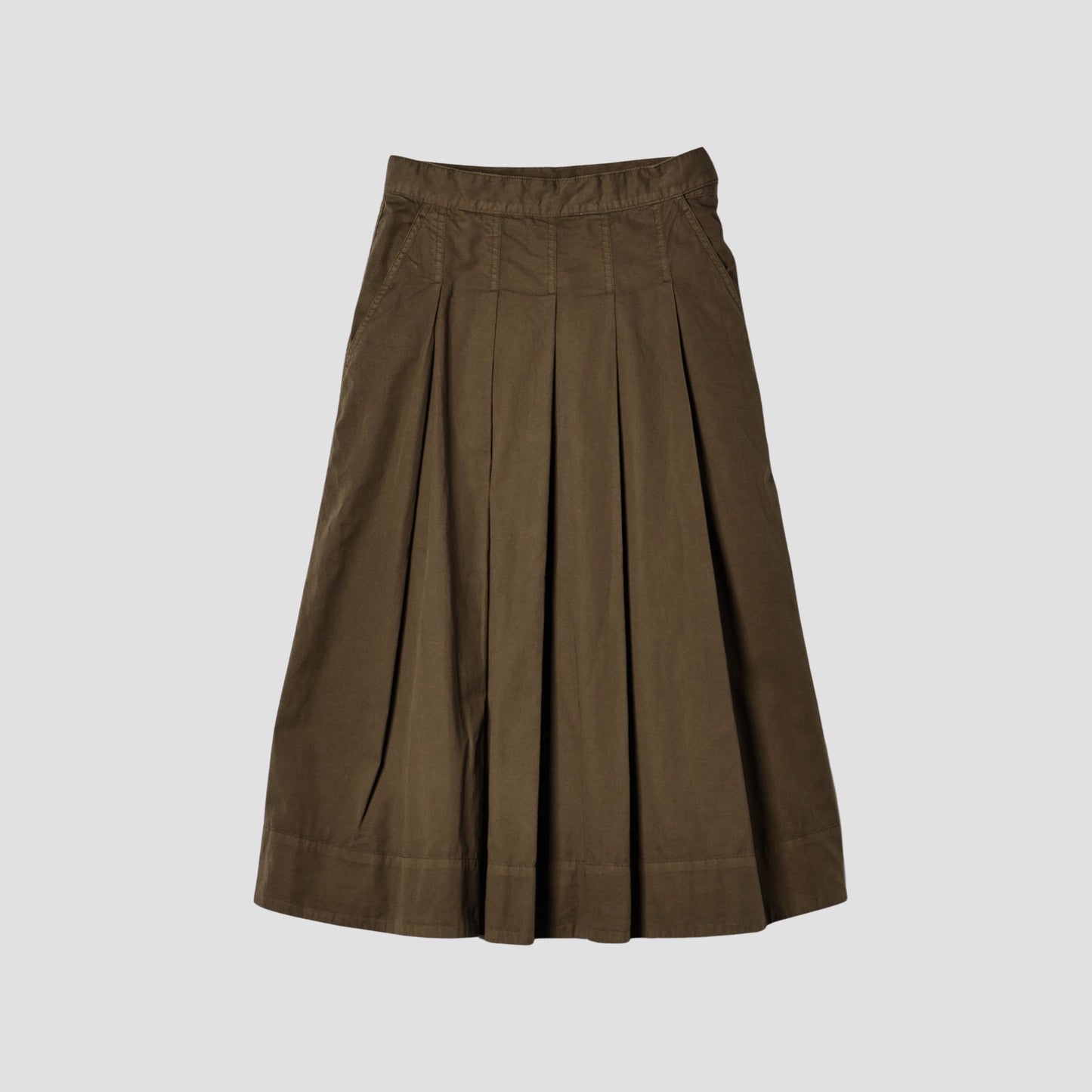 SUPERFINE COTTON TWILL SKIRT
