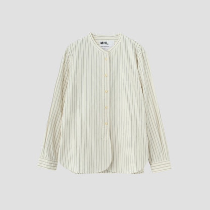 WIDE COTTON STRIPE SHIRT