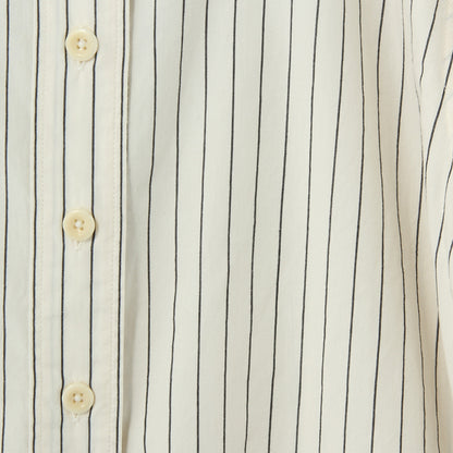 WIDE COTTON STRIPE SHIRT