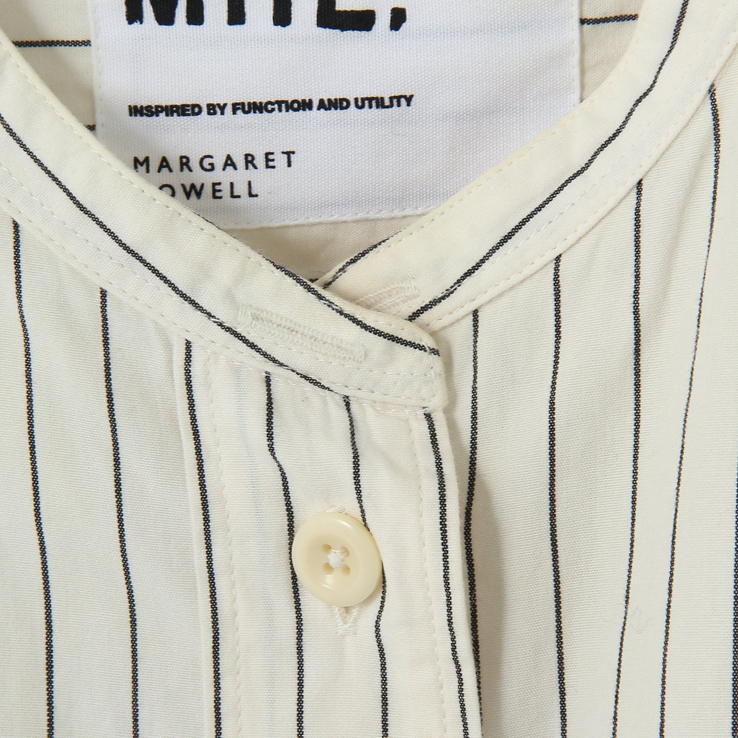 WIDE COTTON STRIPE SHIRT