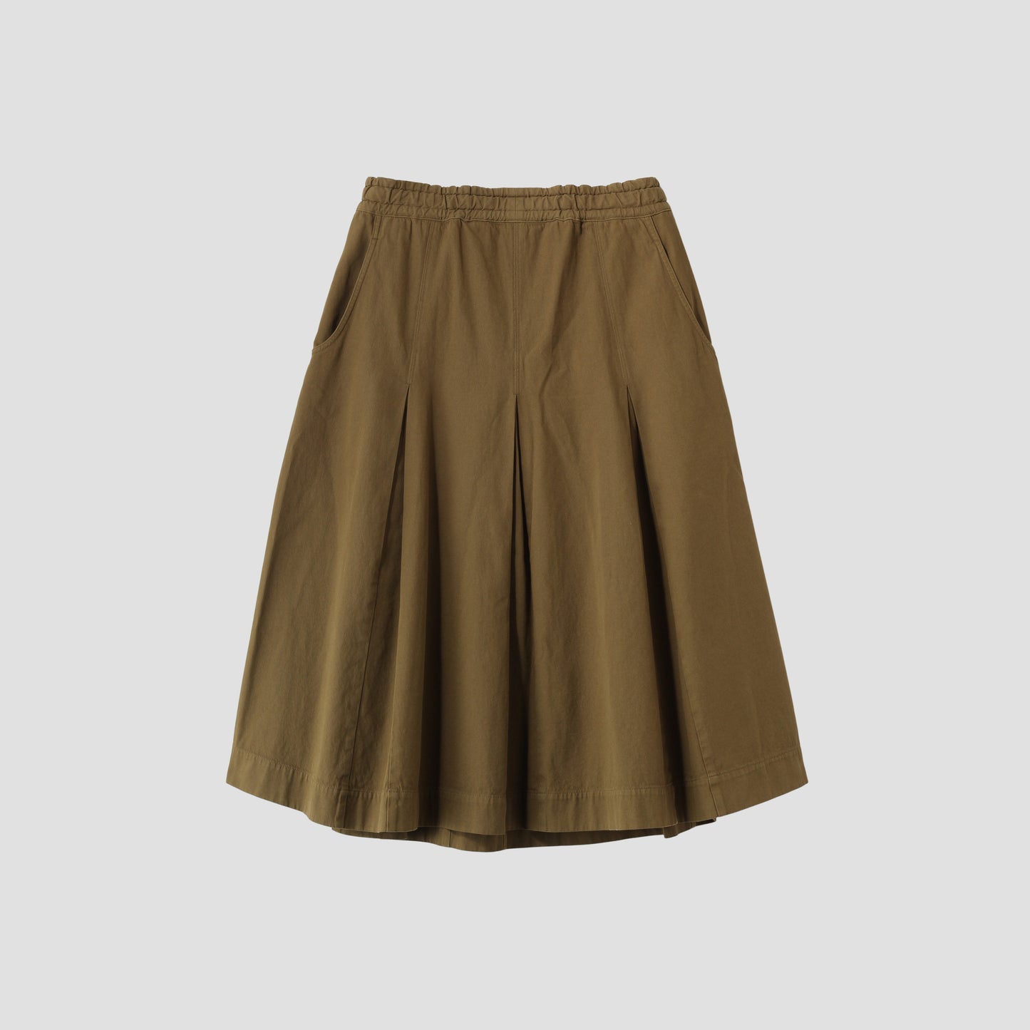 RAISED COTTON TWILL SKIRT