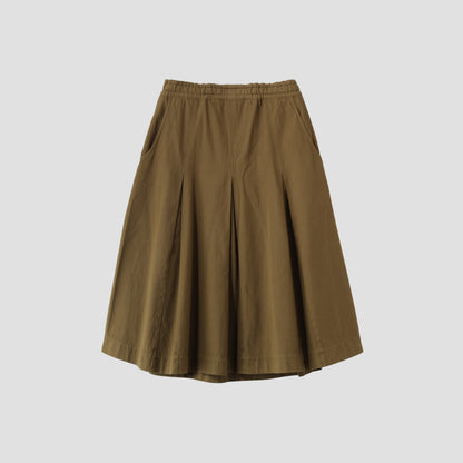 RAISED COTTON TWILL SKIRT
