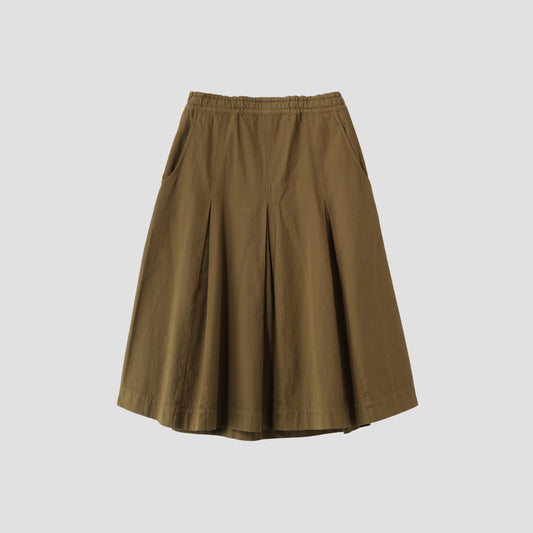 RAISED COTTON TWILL SKIRT