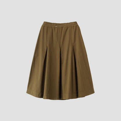 RAISED COTTON TWILL SKIRT