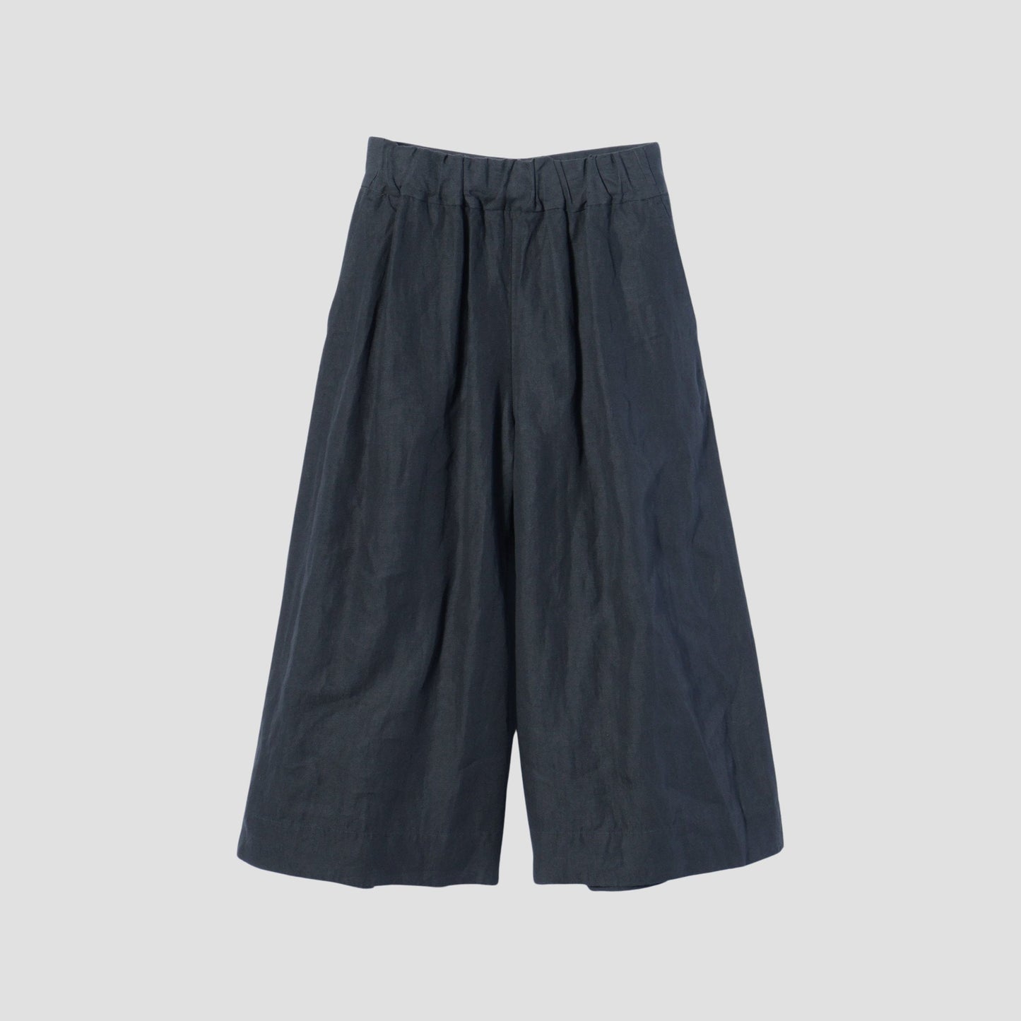 COATED LINEN PLAINWEAVE TROUSERS