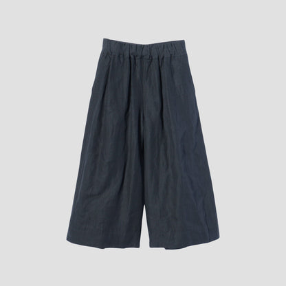 COATED LINEN PLAINWEAVE TROUSERS