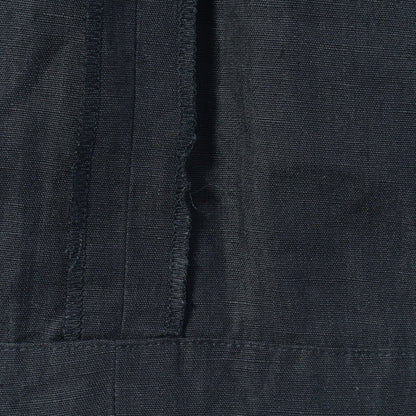 COATED LINEN PLAINWEAVE TROUSERS
