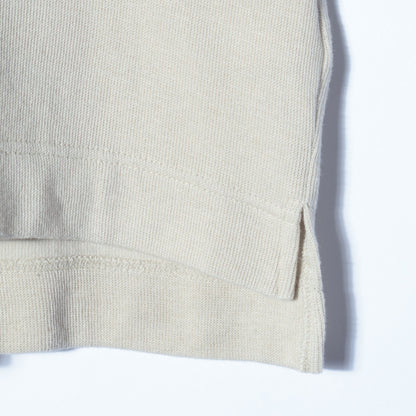 COTTON WOOL JERSEY TOP