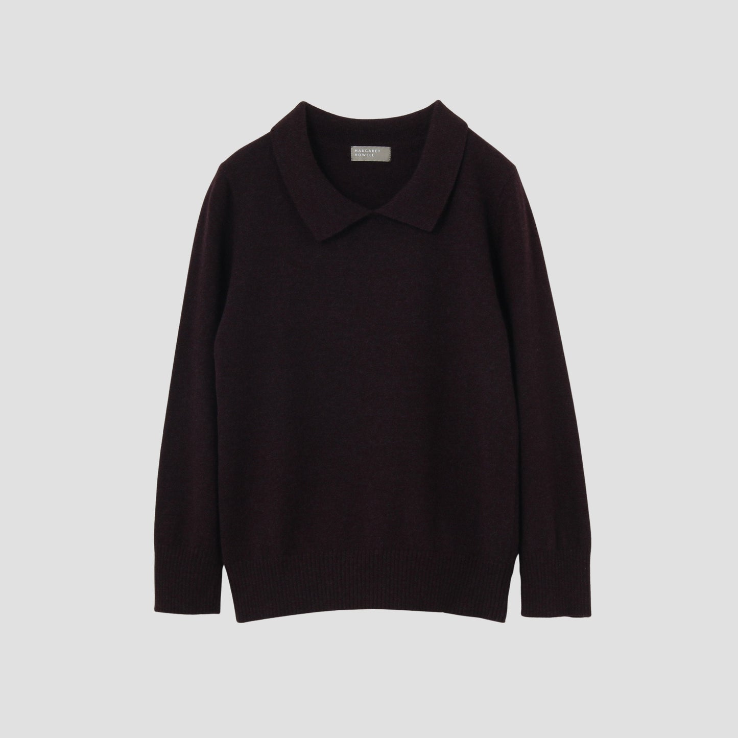 CASHMERE WOOL POLO JUMPER KNIT