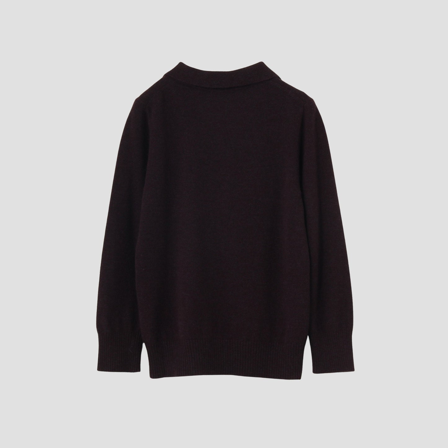 CASHMERE WOOL POLO JUMPER KNIT