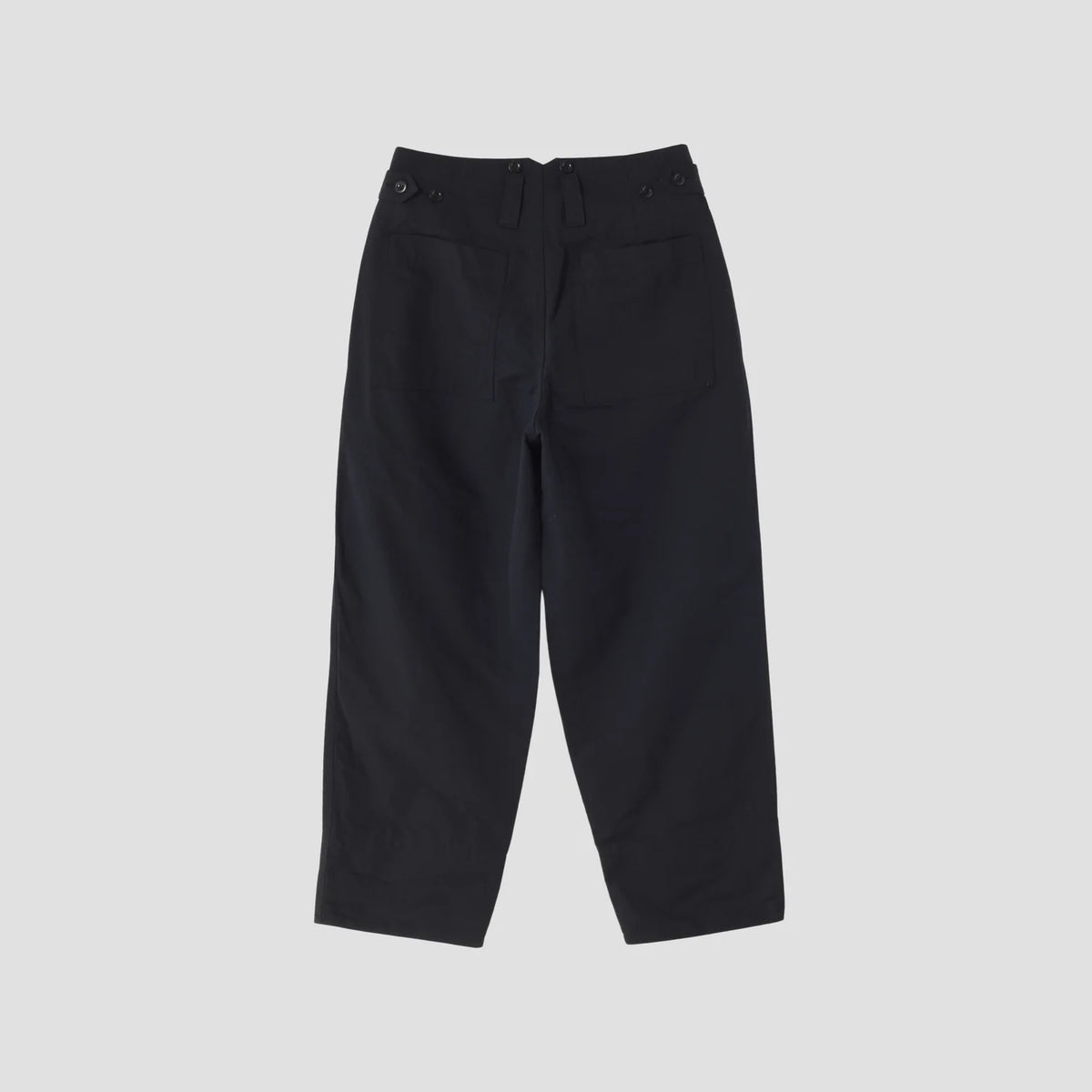 WA-SHI COTTON PLAINWEAVE TROUSERS
