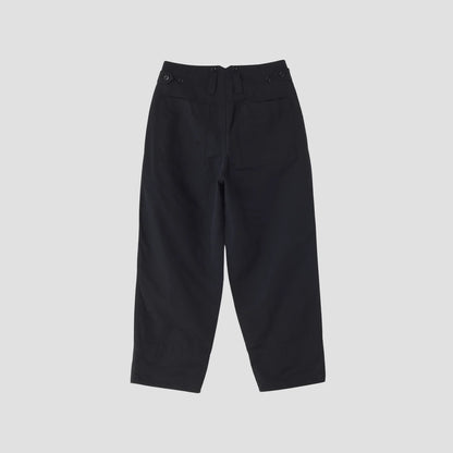 WA-SHI COTTON PLAINWEAVE TROUSERS