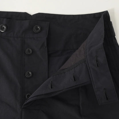 WA-SHI COTTON PLAINWEAVE TROUSERS