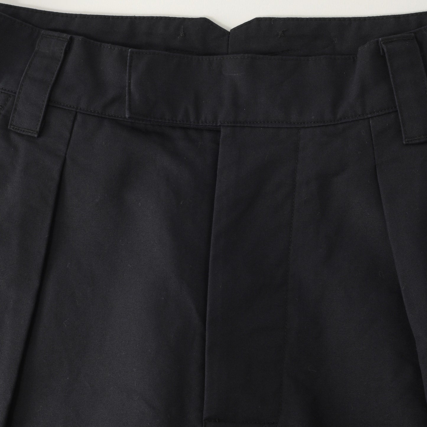 WA-SHI COTTON PLAINWEAVE TROUSERS