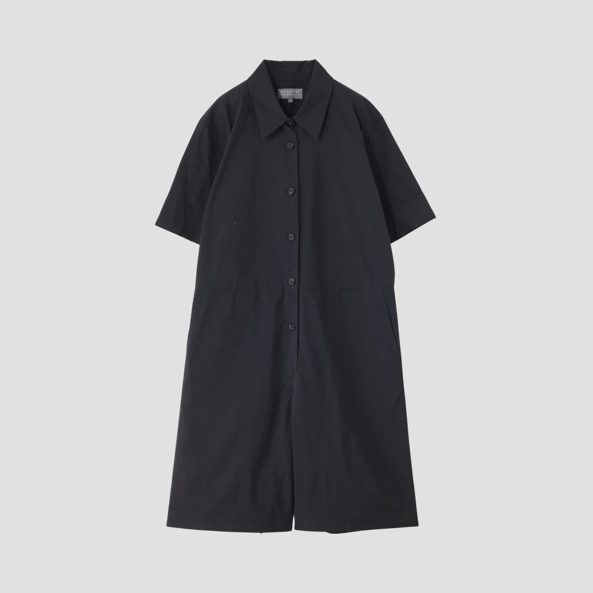 MATT COTTON SILK POPLIN DRESS